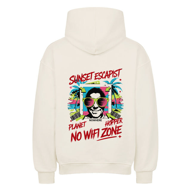 Sunset Escapist Oversized Hoodie - Heavy Cotton Premium Qualität | TeeTreeTrendz