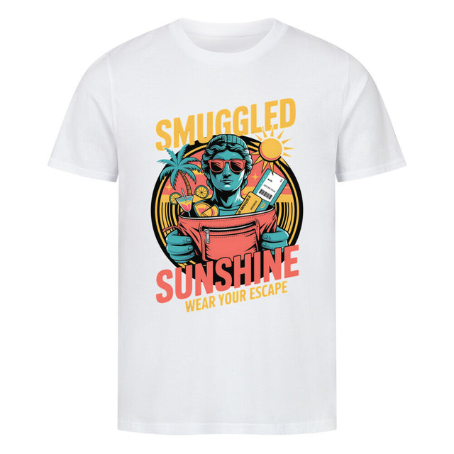 Smuggled Sunshine Unisex T-Shirt with Retro Tropical Design – TeeTreeTrendz.