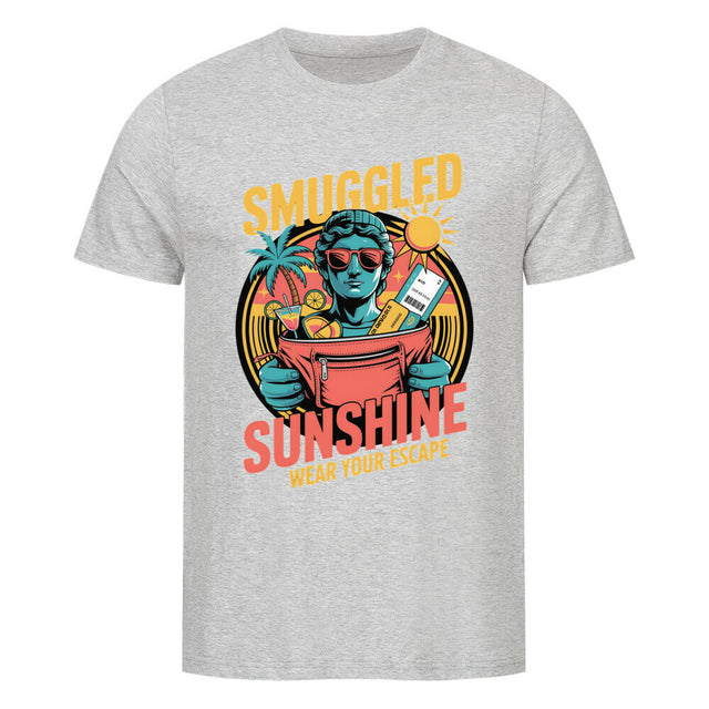 Smuggled Sunshine Unisex T-Shirt with Retro Tropical Design – TeeTreeTrendz.