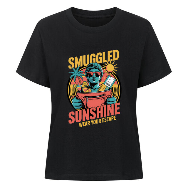 Smuggled Sunshine Damen T-Shirt with Cocktail Design – TeeTreeTrendz