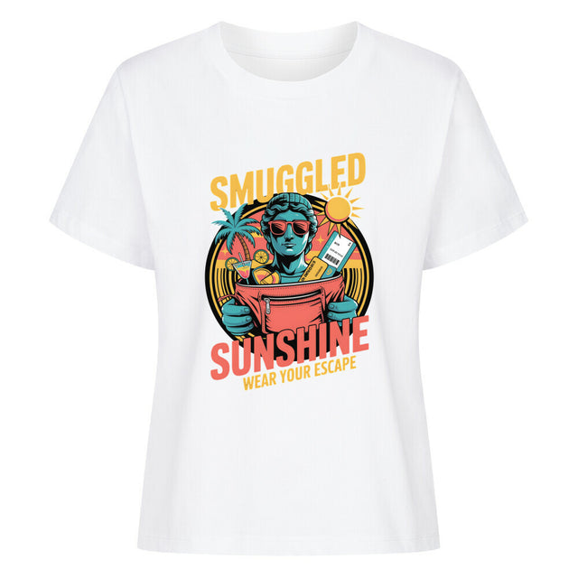Smuggled Sunshine Damen T-Shirt with Cocktail Design – TeeTreeTrendz