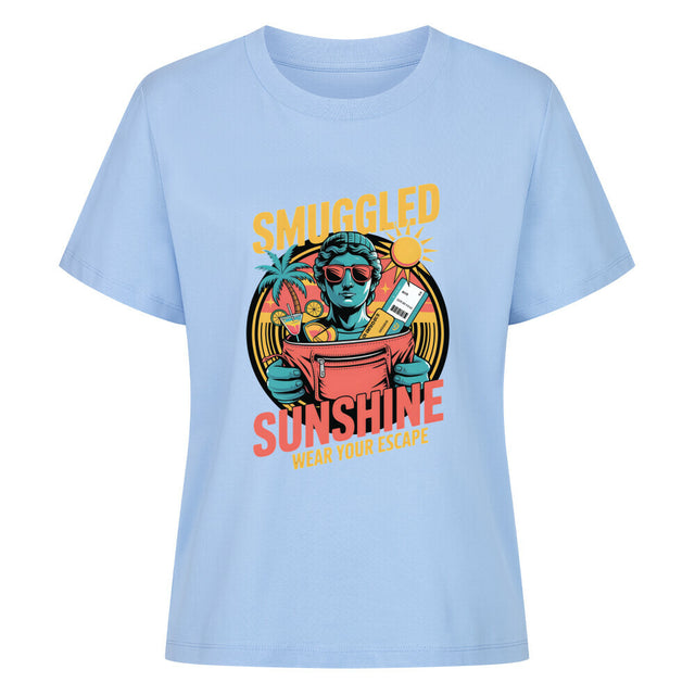 Smuggled Sunshine Damen T-Shirt with Cocktail Design – TeeTreeTrendz