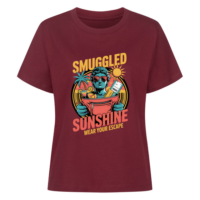Smuggled Sunshine Damen T-Shirt with Cocktail Design – TeeTreeTrendz