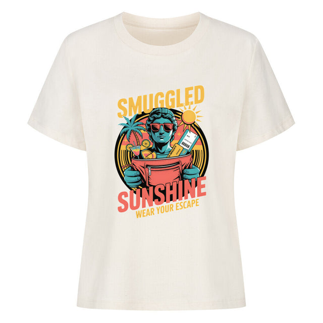 Smuggled Sunshine Damen T-Shirt with Cocktail Design – TeeTreeTrendz