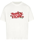 Tropical Escape Oversized Männer T-Shirt with Hibiskus Design – TeeTreeTrendz