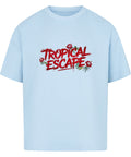 Tropical Escape Oversized Männer T-Shirt with Hibiskus Design – TeeTreeTrendz
