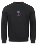 Unisex Bio-Sweatshirt Simple Moments mit Palmen- und Ananas-Print – TeeTreeTrendz