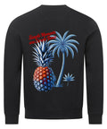 Unisex Bio-Sweatshirt Simple Moments mit Palmen- und Ananas-Print – TeeTreeTrendz