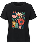 Frauen Blumen Retro Shirt