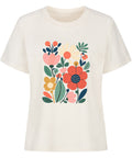 Frauen Blumen Retro Shirt