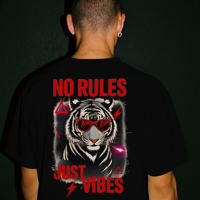Oversized T-Shirt Tiger No Rules
