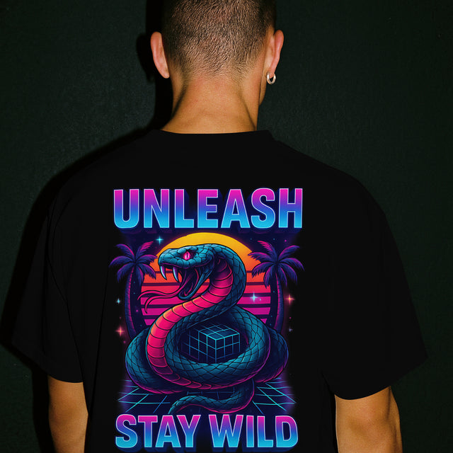 Oversized T-Shirt Snake Unleash