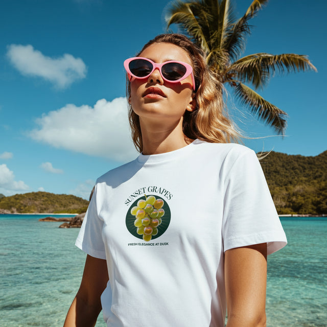 Premium T-Shirt Women Sunset Grapes