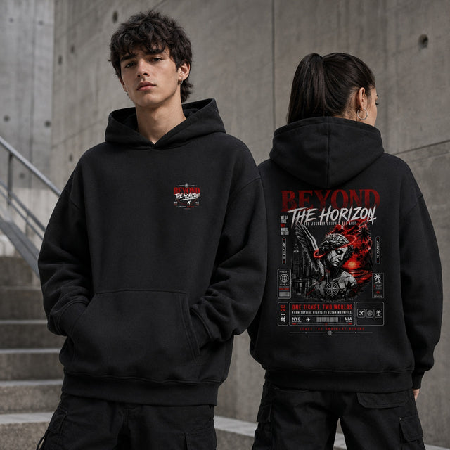 Oversized Hoodie Beyond The Horizon
