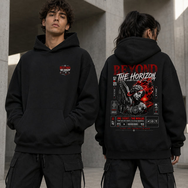 Oversized Hoodie Beyond The Horizon