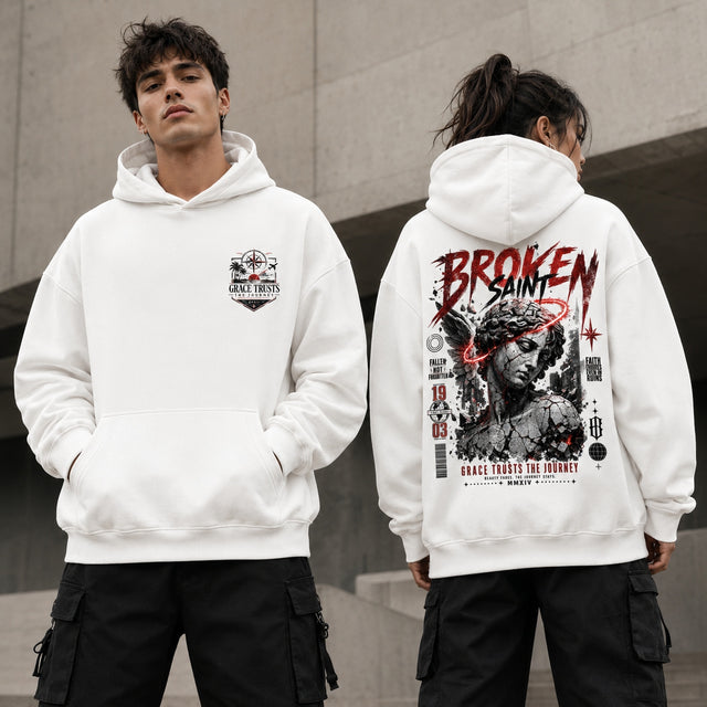 Oversized Hoodie Broken Saint