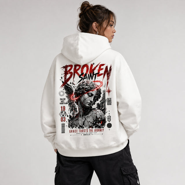Oversized Hoodie Broken Saint
