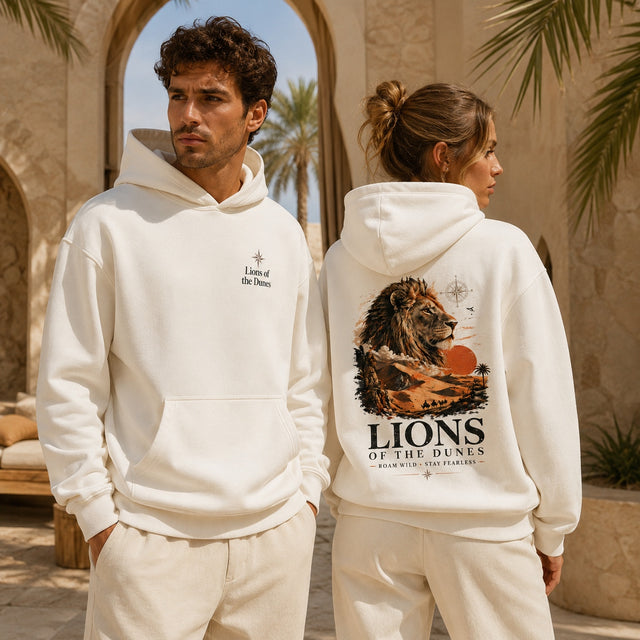 Oversized Hoodie Lions of the Dunes