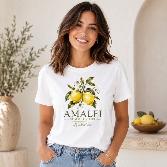 Premium Shirt Frauen Amalfi Zitronen
