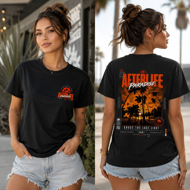 Premium Shirt Frauen Afterlife Paradise
