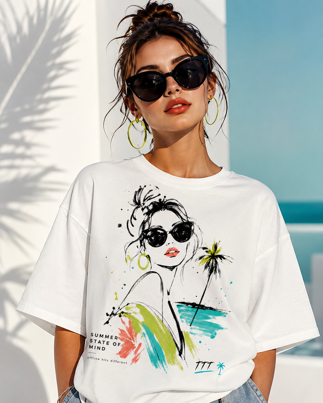 Oversized T-Shirt Summer State of Mind