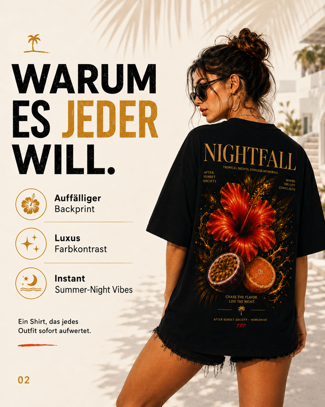 Oversized T-Shirt Nightfall
