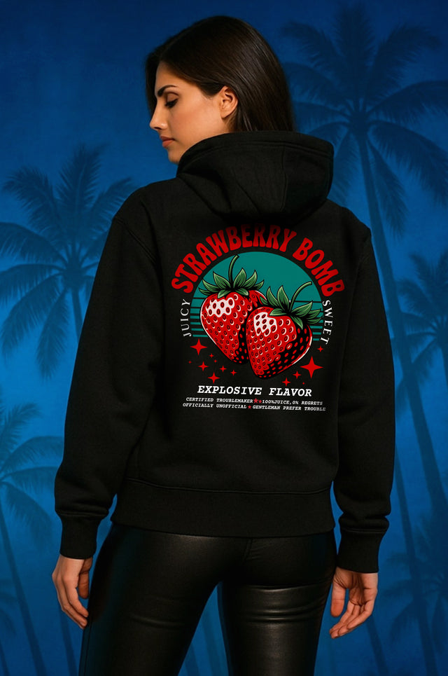 Premium Hoodie Strawberry Bomb
