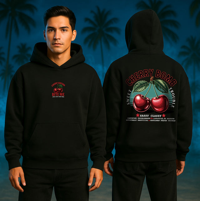 Oversized Hoodie Cherry Bomb