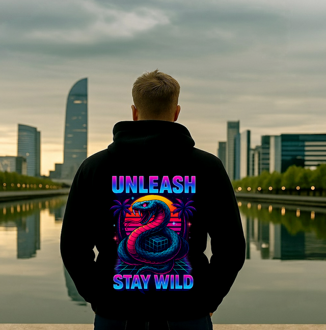 Premium Hoodie Schlange Unleash
