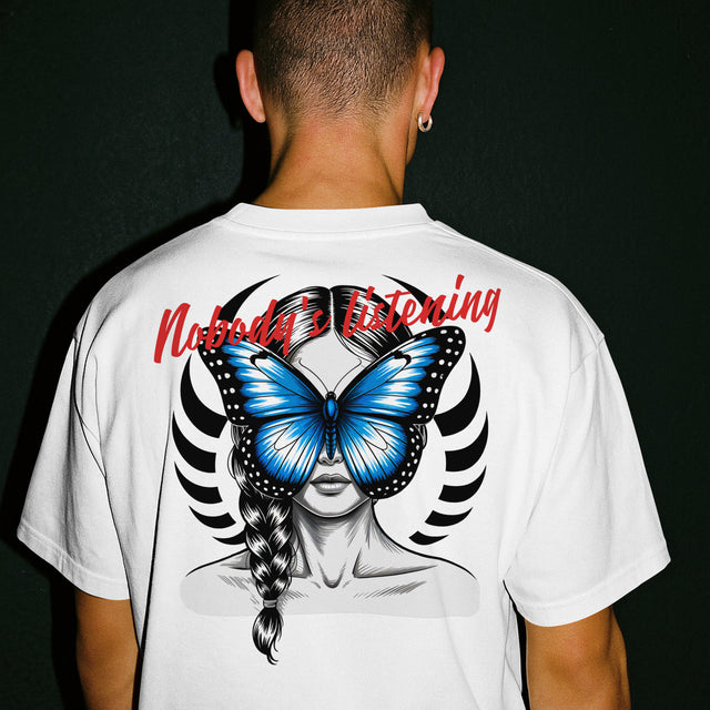 Oversized Schmetterling Blau