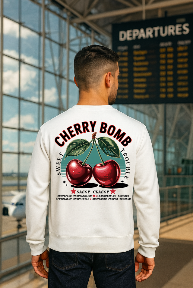 Premium Sweatshirt Cherry Bomb