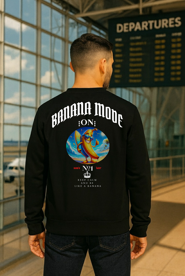 Premium Sweatshirt Banana Mode