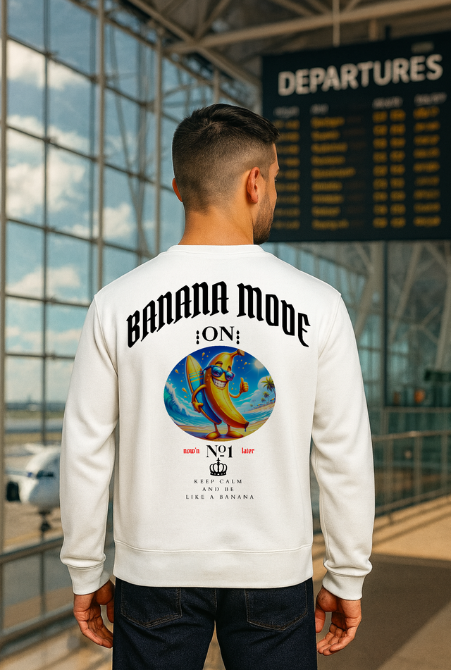 Premium Sweatshirt Banana Mode