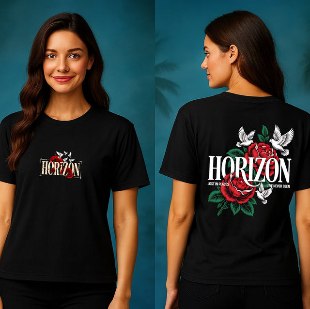Premium T-Shirt Damen Horizon