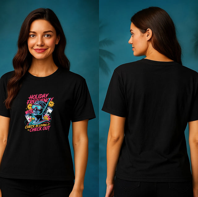 Premium T-Shirt Damen Holiday Frequency