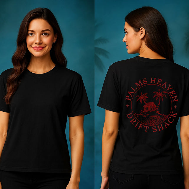 Premium T-Shirt Damen Palmen-Insel