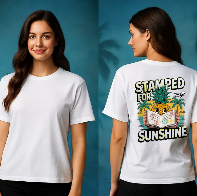 Premium T-Shirt Stamped for Sunshine