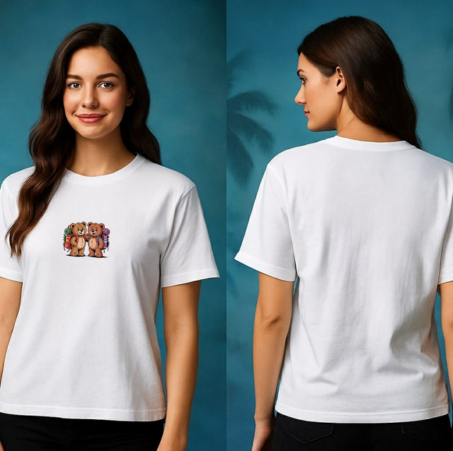 Premium T-Shirt Damen TeddyTravel