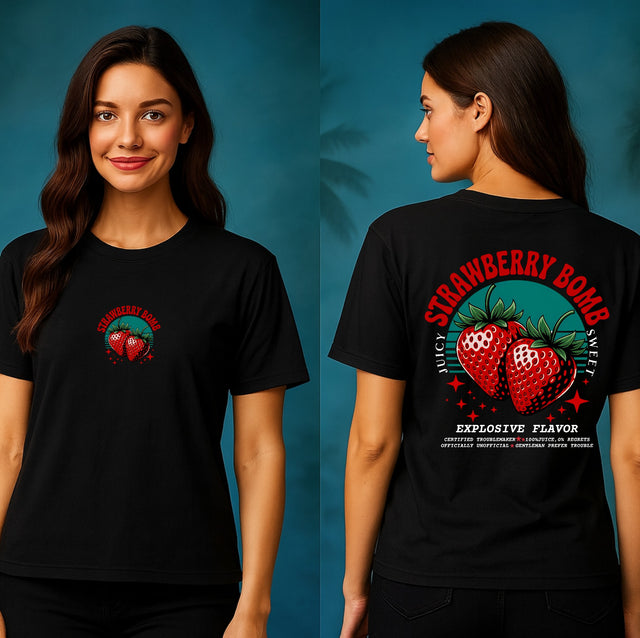 Premium T-Shirt Strawberry Bomb