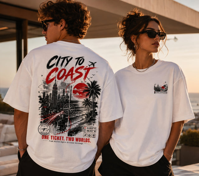 Oversized T-Shirt City to Coast