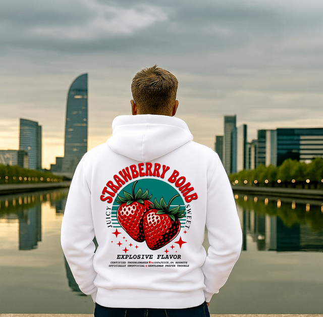 Premium Hoodie Strawberry Bomb