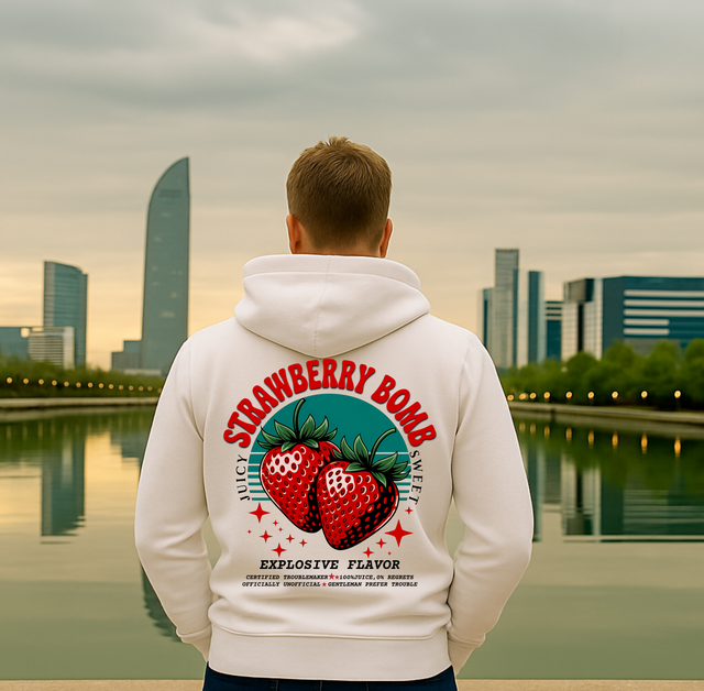 Premium Hoodie Strawberry Bomb