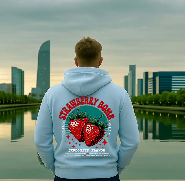Premium Hoodie Strawberry Bomb