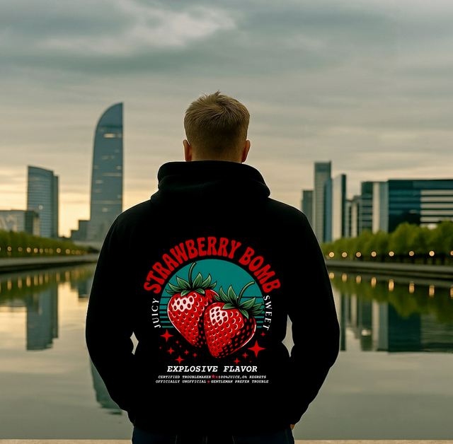 Premium Hoodie Strawberry Bomb