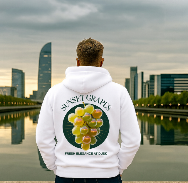 Premium Hoodie Sunset Grapes