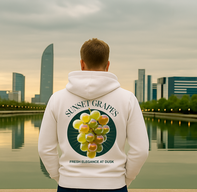 Premium Hoodie Sunset Grapes